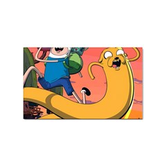 Finn And Jake Adventure Time Bmo Cartoon Sticker Rectangular (100 Pack) by Bedest