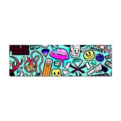 Graffiti Pop Art Crazy Retro Sticker Bumper (10 Pack) by Bedest