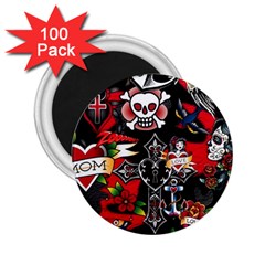 Graffiti Tatoo Skate Art Boom 2 25  Magnets (100 Pack)  by Bedest