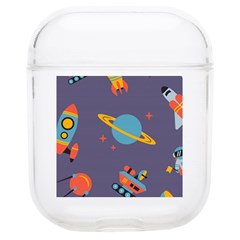 Space Seamless Patterns Soft Tpu Airpods 1/2 Case by Hannah976