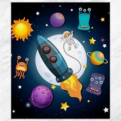 Spaceship Astronaut Space Canvas 8  X 10  by Hannah976