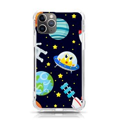 Space Seamless Pattern Illustration Iphone 11 Pro 5 8 Inch Tpu Uv Print Case by Hannah976