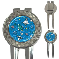 About Space Seamless Pattern 3-in-1 Golf Divots by Hannah976