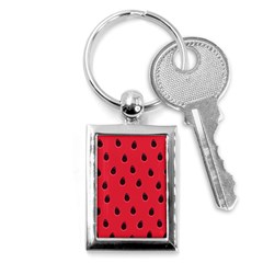 Seamless Watermelon Surface Texture Key Chain (rectangle) by Hannah976