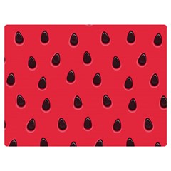 Seamless Watermelon Surface Texture Premium Plush Fleece Blanket (extra Small) by Hannah976