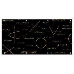 Abstract Math Pattern Banner And Sign 8  X 4  by Hannah976