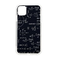 Mathematical Seamless Pattern With Geometric Shapes Formulas Iphone 11 Tpu Uv Print Case by Hannah976