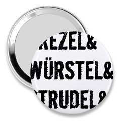 Its A German Thing Bier Brezel Wurstel Strudel Schnitzel 3  Handbag Mirrors by ConteMonfrey