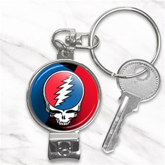 Grateful Dead Big Skull Nail Clippers Key Chain by Bedest