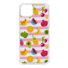 Tropical Fruits Berries Seamless Pattern Iphone 14 Plus Tpu Uv Print Case by Ravend