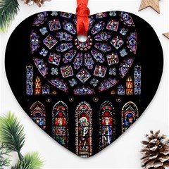 Photos Chartres Rosette Cathedral Ornament (heart) by Bedest