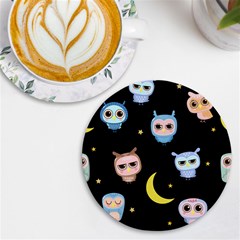 Cute Art Print Pattern Uv Print Round Tile Coaster by Apen