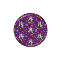Pumpkin Ghost Skeleton Pattern Hat Clip Ball Marker (4 Pack) by Jatiart