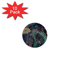 Vintage World Map 1  Mini Buttons (10 Pack)  by Jatiart