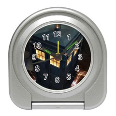Tardis Bbc Doctor Who Dr Who Travel Alarm Clock by Cendanart