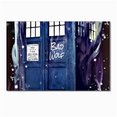 Bad Wolf Tardis Doctor Who Postcards 5  X 7  (pkg Of 10) by Cendanart