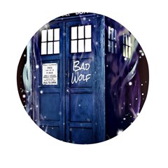 Bad Wolf Tardis Doctor Who Mini Round Pill Box (pack Of 3) by Cendanart
