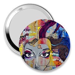 Graffiti Mural Street Art Painting 3  Handbag Mirrors by Ket1n9