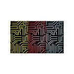 Circuit Board Seamless Patterns Set Sticker Rectangular (100 pack) Front