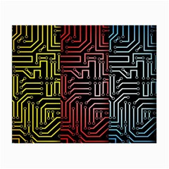 Circuit Board Seamless Patterns Set Small Glasses Cloth by Ket1n9