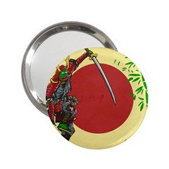 Meme Samurai Artwork Japaneses 2 25  Handbag Mirrors by Cendanart