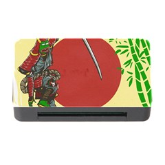 Meme Samurai Artwork Japaneses Memory Card Reader With Cf by Cendanart