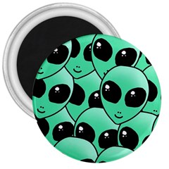 Art Alien Pattern 3  Magnets by Ket1n9