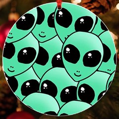 Art Alien Pattern Uv Print Acrylic Ornament Round by Ket1n9