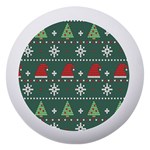 Beautiful Knitted Christmas Pattern Dento Box with Mirror Front