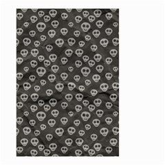 Skull Halloween Background Texture Small Garden Flag (two Sides) by Ket1n9