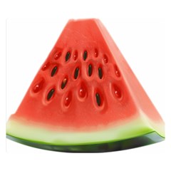 Seamless Background With Watermelon Slices Premium Plush Fleece Blanket (small) by Ket1n9