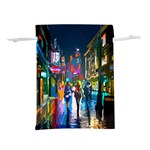 Abstract Vibrant Colour Cityscape Lightweight Drawstring Pouch (L) Front