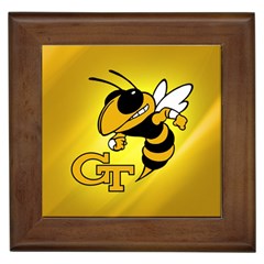 Georgia Institute Of Technology Ga Tech Framed Tile by Ket1n9