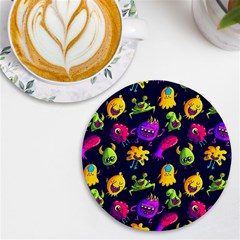 Space Patterns Uv Print Round Tile Coaster by Hannah976