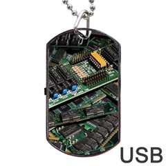 Computer Ram Tech - Dog Tag Usb Flash (one Side) by Hannah976
