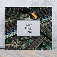 Computer Ram Tech - White Wall Photo Frame 5  X 7  by Hannah976