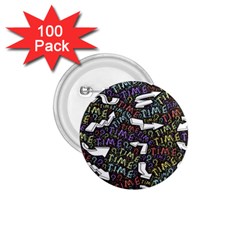 Love Hearts Valentine Red Symbol 1 75  Buttons (100 Pack)  by Paksenen