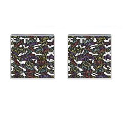 Time Nonlinear Curved Undirected Cufflinks (square) by Paksenen