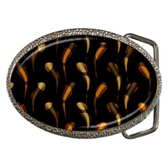 Abstract Art Pattern Warm Colors Belt Buckles by Ndabl3x