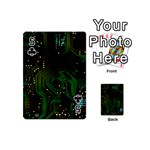 Circuits Circuit Board Green Technology Playing Cards 54 Designs (Mini) Front - Club5