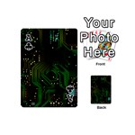Circuits Circuit Board Green Technology Playing Cards 54 Designs (Mini) Front - ClubA