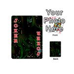 Circuits Circuit Board Green Technology Playing Cards 54 Designs (Mini) Front - Joker2