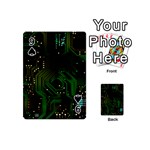 Circuits Circuit Board Green Technology Playing Cards 54 Designs (Mini) Front - Spade9