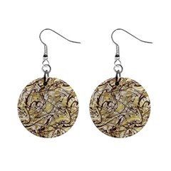 Marble Texture Pattern Seamless Mini Button Earrings by Ndabl3x