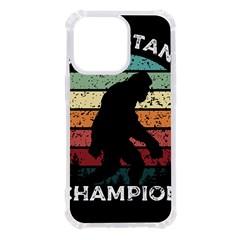 Monster Yeti Social Distance Monkey Iphone 13 Pro Tpu Uv Print Case by Cendanart