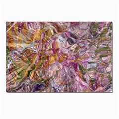 Abstract Flow Vi Postcards 5  X 7  (pkg Of 10) by kaleidomarblingart