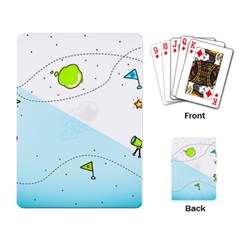 Astronaut Spaceship Playing Cards Single Design (rectangle) by Bedest