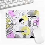Graphic Design Geometric Background Large Mousepad Front