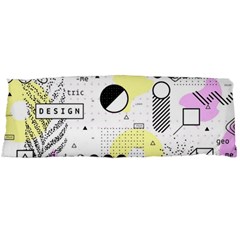 Graphic Design Geometric Background Body Pillow Case (dakimakura) by Bedest