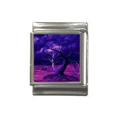 Forest Night Sky Clouds Mystical Italian Charm (13mm) by Bedest
